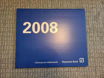 Neu: Deutsche Bank Kunstkalender 2008 (ca. 50 cm x 47 cm) - OVP