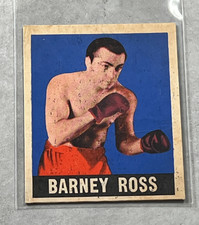 1948 Leaf Barney Ross #58 Vintage Boxing Lightweight / Welterweight