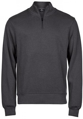 Ribbed Interlock Half Zip Herrenpullover | Tee Jays | 5506