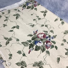 Waverly "Morning Vine" Decorator Fabric 56" x 2.9 yds Soft Green Floral RARE