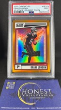 Drake London /10 (RC, SP) Grade PSA 9 - 2022 Panini Score First Down 5/10 #SP379