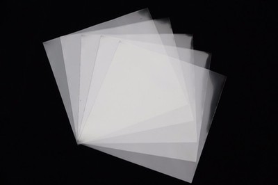 25 St. Premium Single Schutzhüllen hoch transparent 185x185 mm Vinyl 7 Zoll