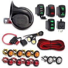 Universal ATV UTV Turn Signal Kit, SXS Signal Street Legal Blinker Kit