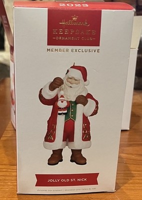 Hallmark Keepsake Ornament Jolly Old St Nick.  2023  Brand New In Box