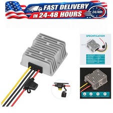 20A 240W DC-DC Step Down Converter 24V 36V 48V to 12V Waterproof Golf Cart