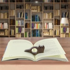 1pc Wooden Cat Dog Reading