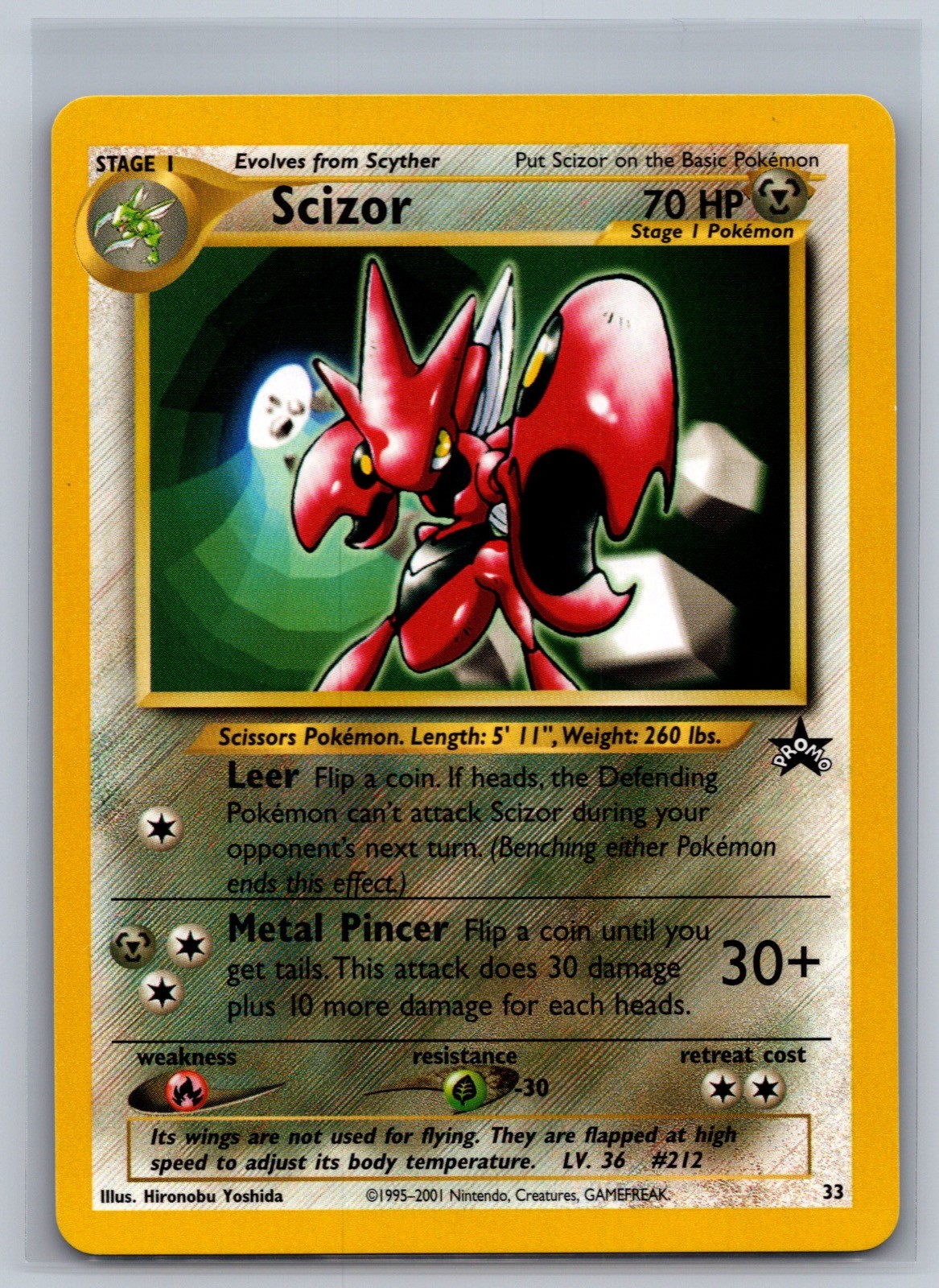 Scizor 33 Promo Wizards Black Star Promos Pokemon Near Mint