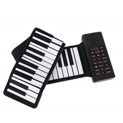 Rollendes Silikonpiano RA-61, 61 Tasten, schwarz - A