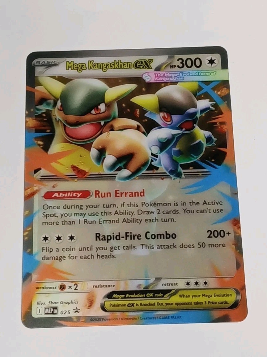 Mega Kangaskhan Ex - MEP025 - Oversized Jumbo Promo Card | eBay