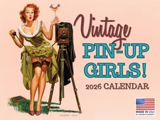 Vintage Pin Up Calendar 2026