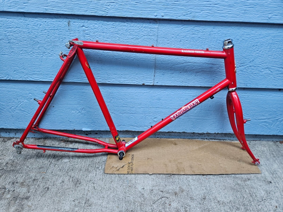 1986 Raleigh Mountain Tour Teton Mountain Bike Frame Chromoly 21.5