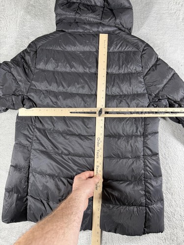 Uniqlo Jacket Mens Large Ultra Light Down Hooded Water Repellent Puffer Coat - Picture 6 of 11