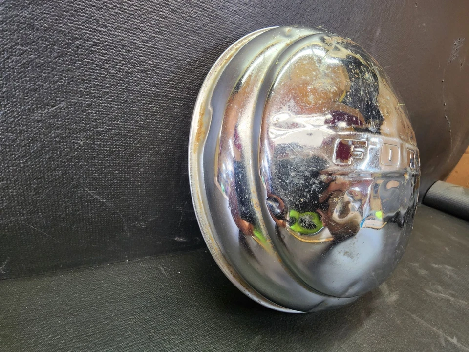 48 Ford Truck 1947 cupé plato para perro cubierta de rueda tapa central tapacubos pobreza fabricante original OEM Foto 2 de 4