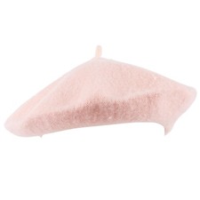 Wool Blend French Beret for Men and Women Classic Plain Color Artist Hat