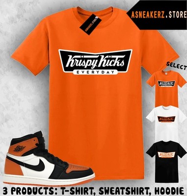 Shirt Matching AJ 1 High OG Shattered Backboard 2025 Match Sneaker Krispy Kicks
