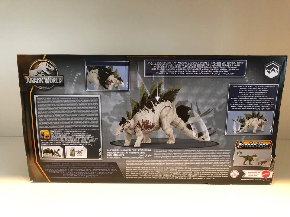 Mattel HLP24 - Jurassic World - Dino Trackers - Gigantic Trackers, Stegosaurus - Bild 2 von 4