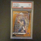 Panini 2024 Prizm Drake Maye #329 Lazer Prizm Rookie PSA 9 New England Patriots
