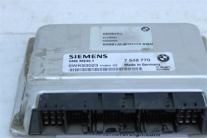 ORDENADOR ECM ECU BMW 325i 2001 01 2002 02 03 04 05 7548770 1122801 Foto 3 de 4