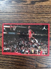 Michael Jordan Nike Air Jordan 3 III Retro Card Shoe Box Card RED BORDER AJ3 MJ!