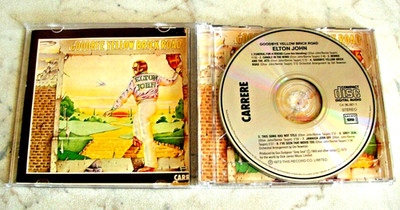 ELTON JOHN GOODBYE YELLOW BRICK ROAD CD 1973 CARRERE MADE IN FRANCE RARE