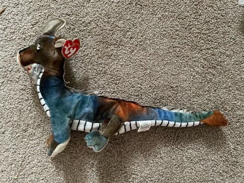 Ty Beanie Baby The Dragon Chinese Zodiac Plush Stuffed Animal New - Picture 2 of 2