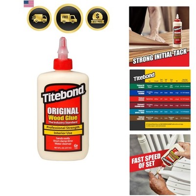 Wood Glue , Industry Standard for Woodworking, Furniture Repair/Assembly, Con...