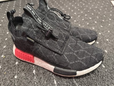 Mens adidas NMD_TS1 PK GTX Size 7.5 Black Waterproof  Goretex Sneakers Shoes