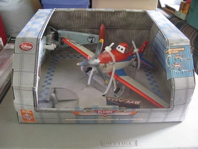 DISNEY PLANES DUSTY CROP DUSTER (VERY RARE) IN BOX. BATTERIES ARE NEW AND FRESH