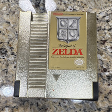 The Legend of Zelda Nintendo NES Gold Cartridge - Pristine Shell UNTESTED AS-IS