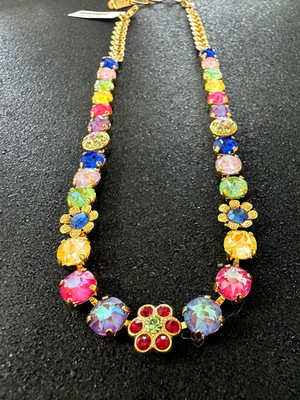 Mariana Medium Buttercup Necklace in ''Polka Dot Bikini'' -YELLOW GOLD