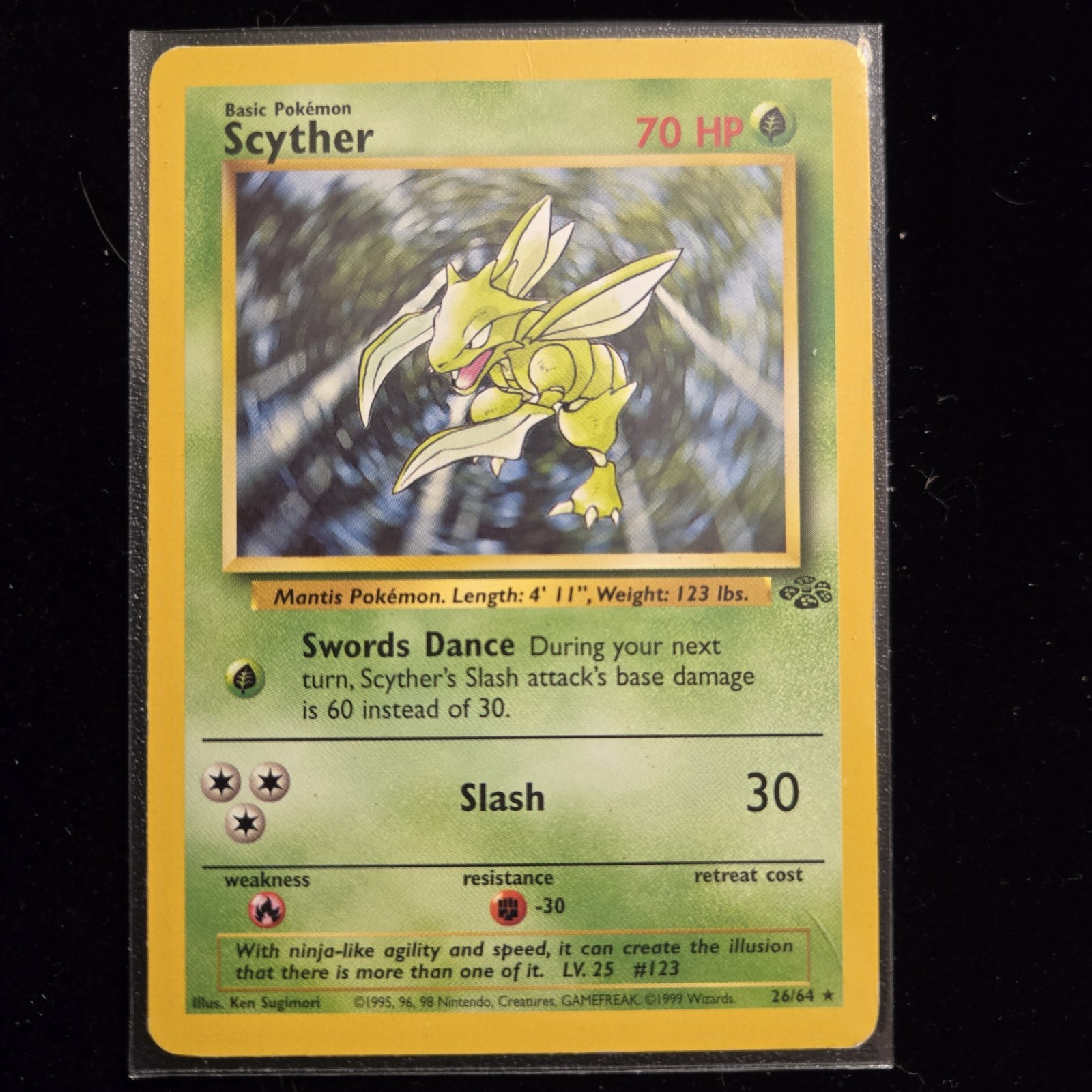 Scyther 26/64 Jungle Regular Pokemon Card