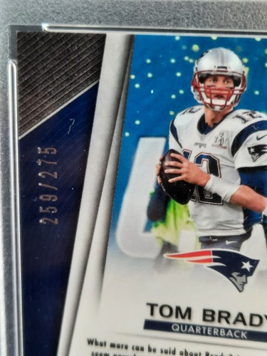 Tom Brady 2017 Panini Prizm #33 Orange Prizm PSA 10 New England Patriots 259/275 - Bild 6 von 6