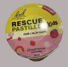 Rescue Bach Kids Strawberry Pastilles 50g - SEALED (701)