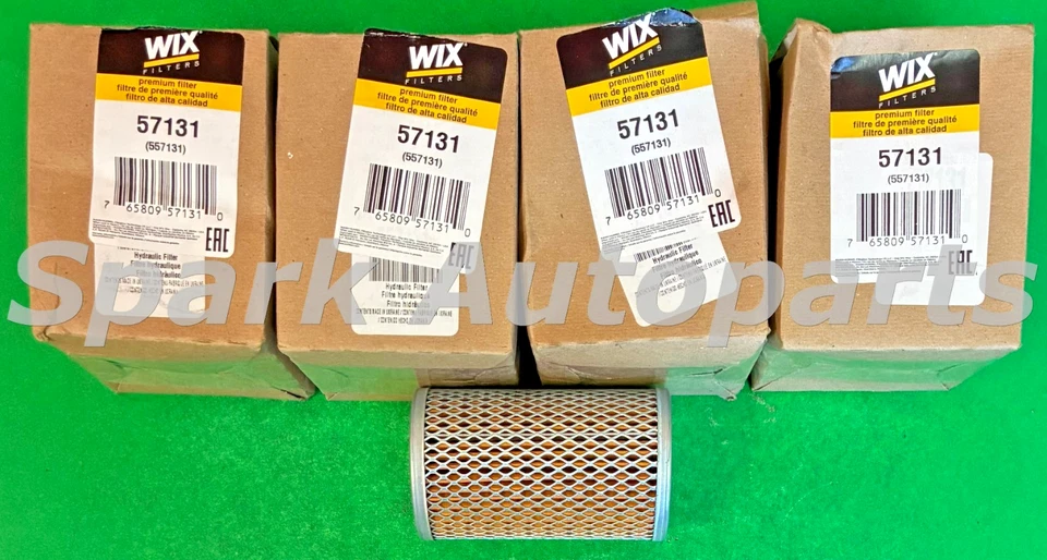 Lote de 5 filtros de dirección asistida WIX 57131 WIX 557131 para MACK, VOLVO, NEWMAR Foto 2 de 2