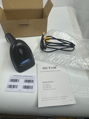 NETUM 2D Barcode Scanner, Compatible with 2.4G Wireless & Bluetooth & USB Wired