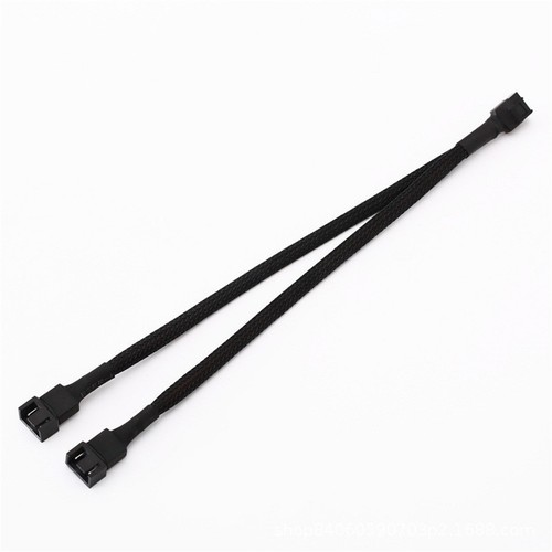 4Pin 1 To 2 Fan Extension Splitter Cable 4Pin 1 To 2 Fan Extension Cable H - Photo 2/8