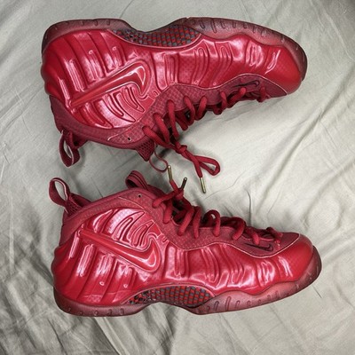 Nike Air Foamposite Pro Gym Red October Size 10.5 Mens Sneakers 2015 624041-603