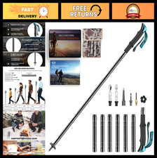 Adjustable Tactical Walking Stick - 15-in-1 Hiking Pole for Outdoor Trekking C