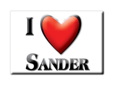 Sander Kühlschrankmagnet Name Nachname Love Valentinstag Geburtstag Gift