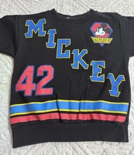 Vtg 80s / 90  s 42 Mickey Mouse Spell Out Sweatshirt Size Kids M 5/6. Go For It