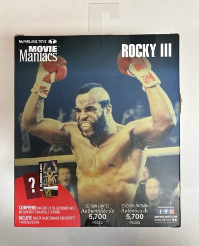 NUEVO McFarlane Clubber Lang 6" Figura, Truncos Azules 1/5700 - Sellado Rocky 3, Mr. T - Imagen 3 de 9
