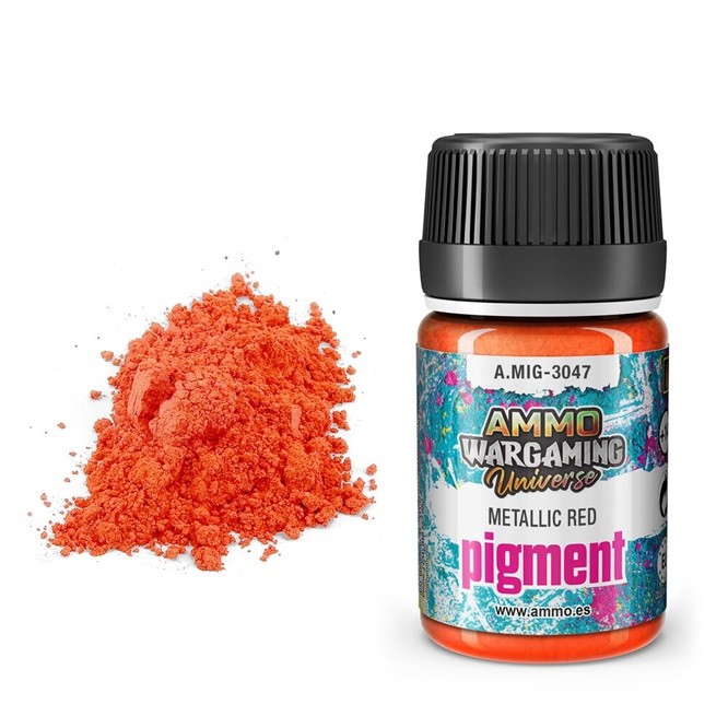 Ammo Mig A.MIG-3047 - Pigment Metallic Red - New