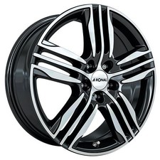 1x RONAL RONAL R57 schwarz-frontkopiert 7.5Jx17 5x112 ET48
