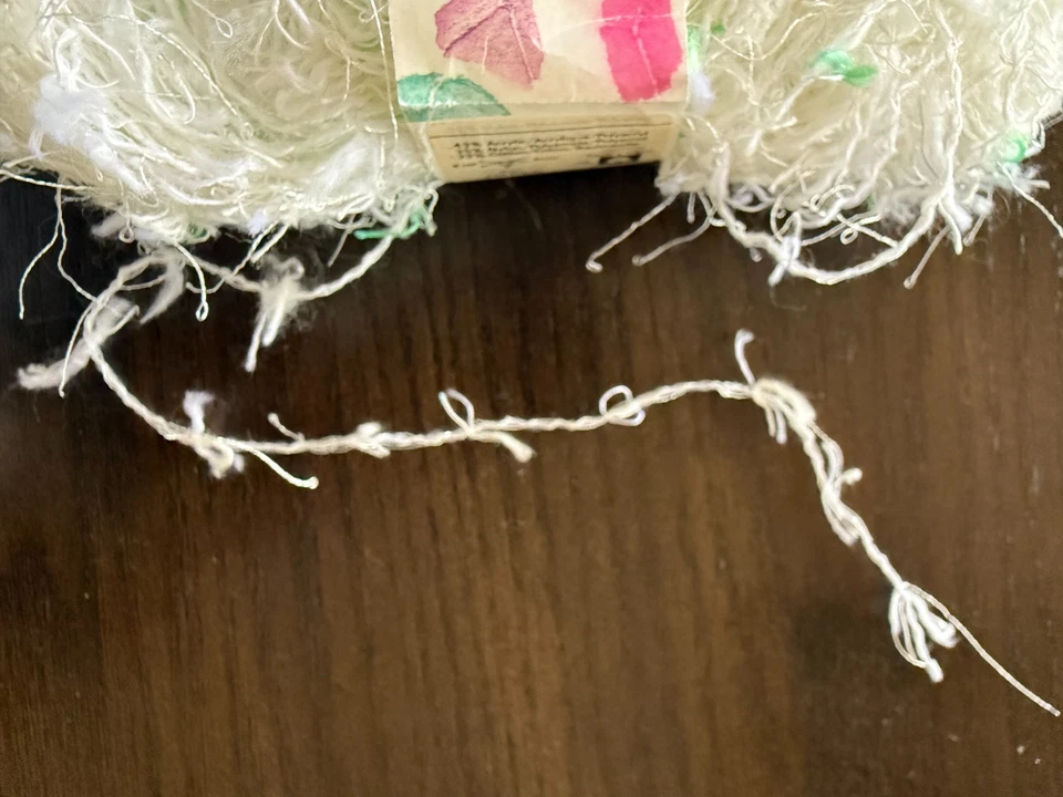 Lot of 3 Vintage Hayfield Cassatt Fashion DK Eyelash Yarn - 50g - Green Fleck 67 - Image 3 of 4