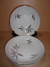SET OF 3 CELEBRITY FINE CHINA TROPICANA 5026 7-5/8" BOWLS