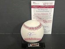 Terry Francona Reds Guardians Signed Baseball JSA WITNESS COA
