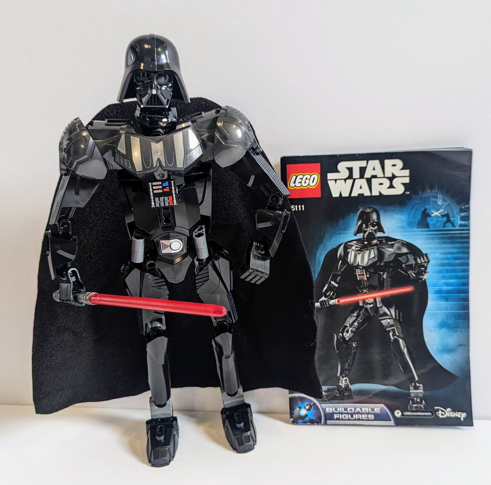 LEGO Star Wars: Darth Vader (75111) Buildable Fig 100% Complete w/ Instructions!