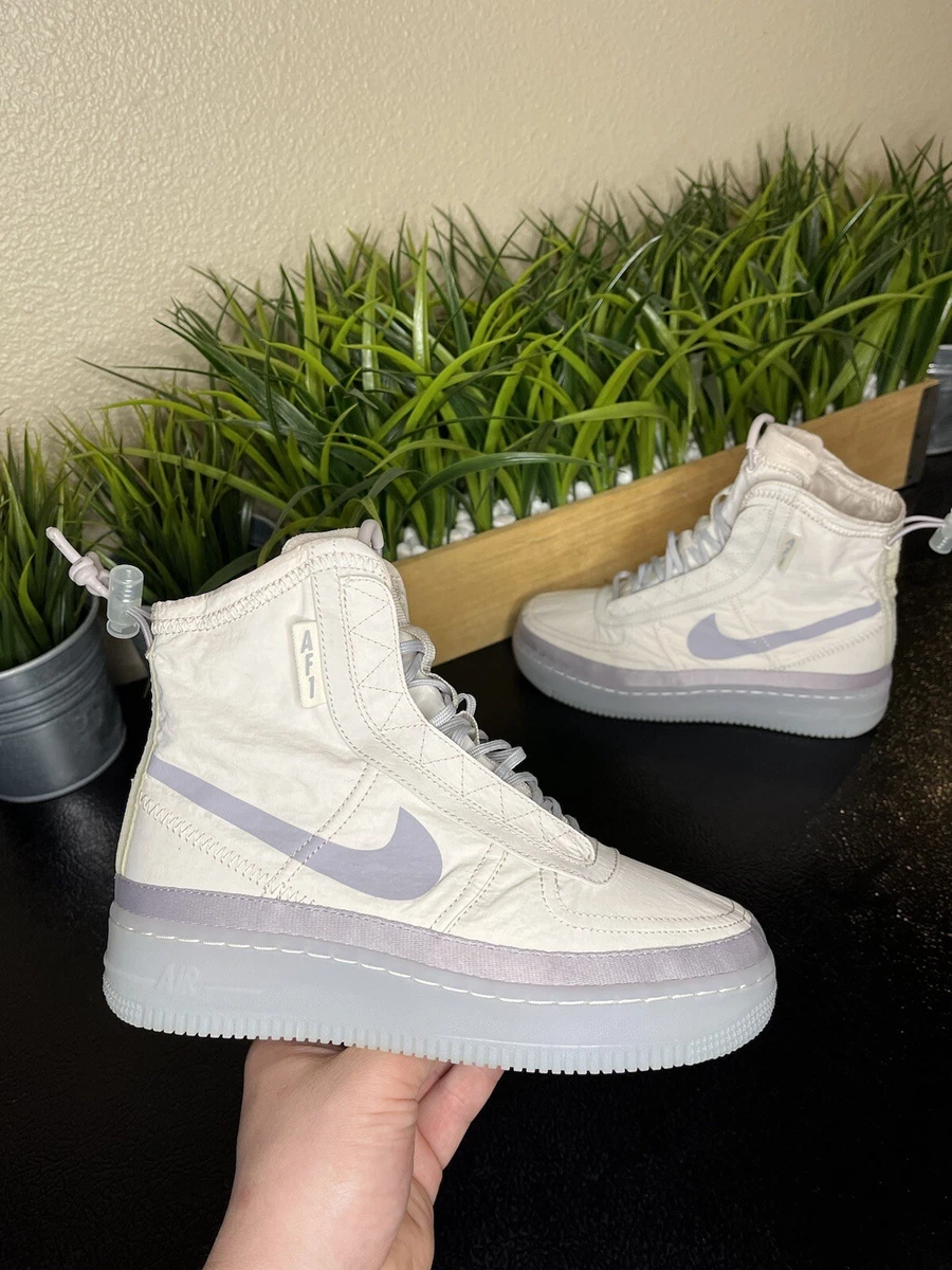 Nike Air Force 1 Shell Cream (W) BQ6096-002 Wmns Size 5 Sample