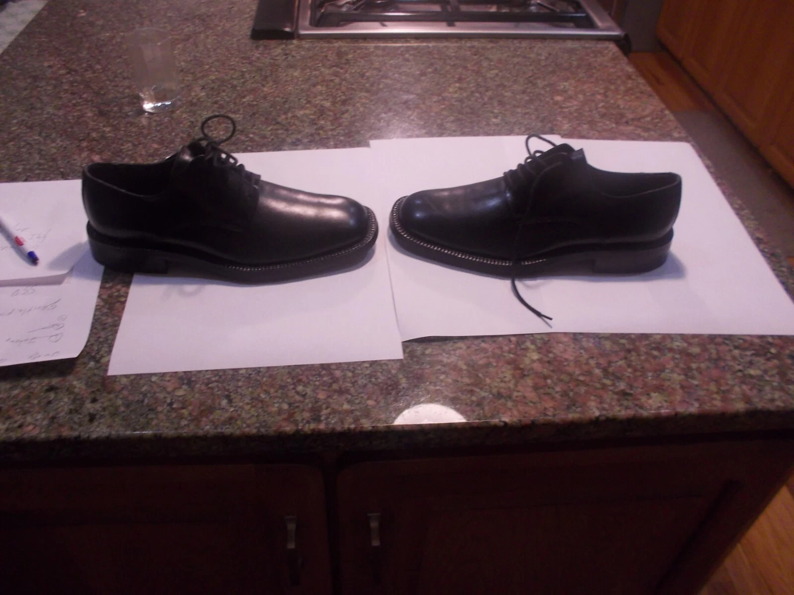 Scarpe eleganti uomo Longchamp in pelle nera 41 Made in Italy indossate una volta