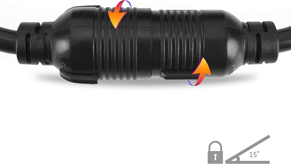 HENGYI L630P/L630R Heavy Duty Generator Locking Power Cord,Generator